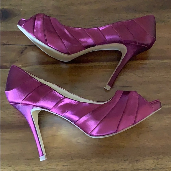 New pink paradox London leather heels 38.5/8 - Picture 7 of 7